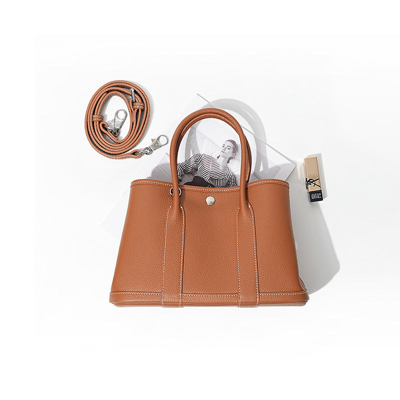 Women's Layer Cowhide Commuter Large Capacity Genuine Leather Women's Handbag