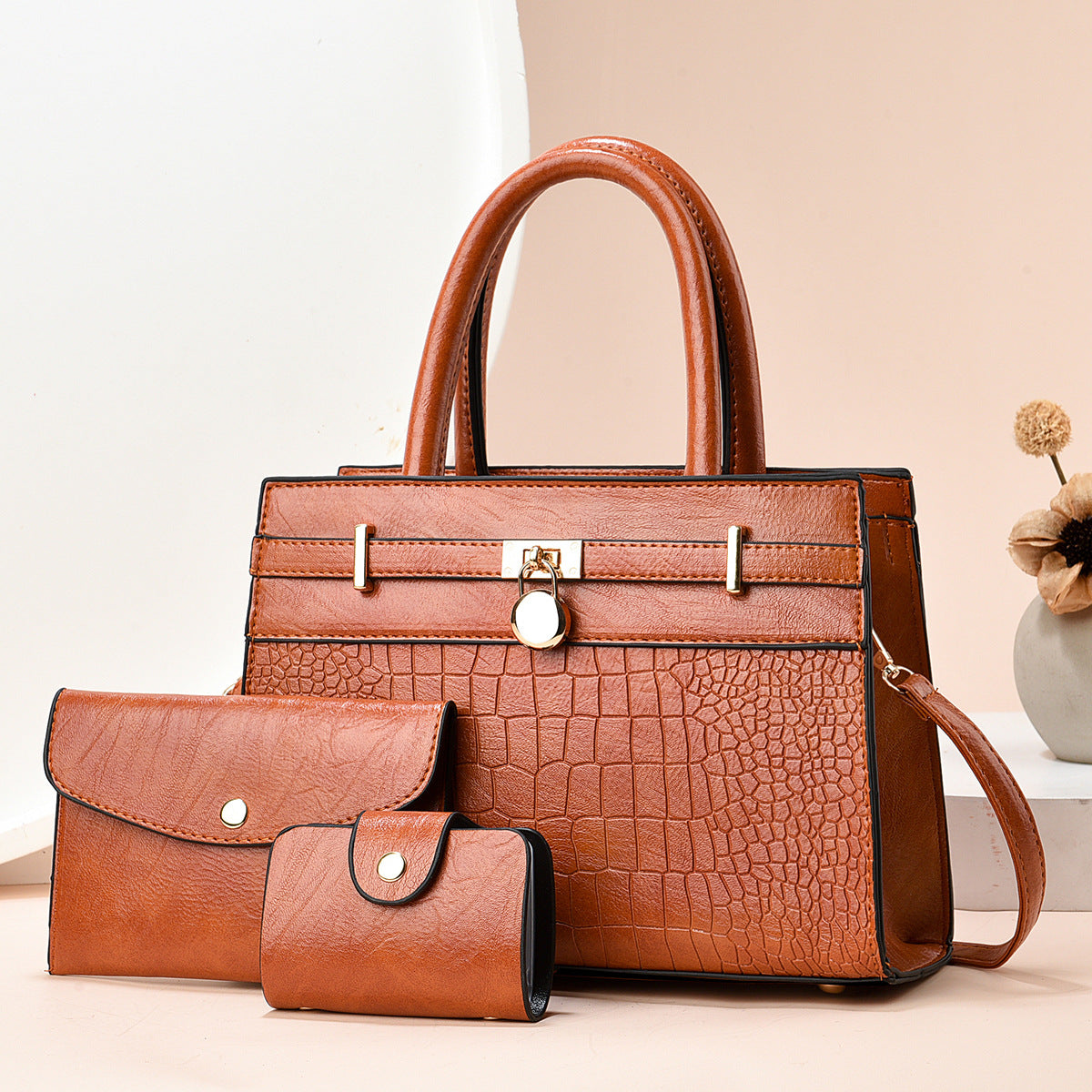 Classic Women's Spring Portable Fashion Big Women's Shoulder Bag