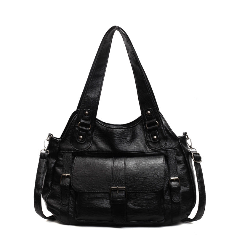 Women's Niche High-grade Versatile Large Capacity Soft Women's Shoulder Bag