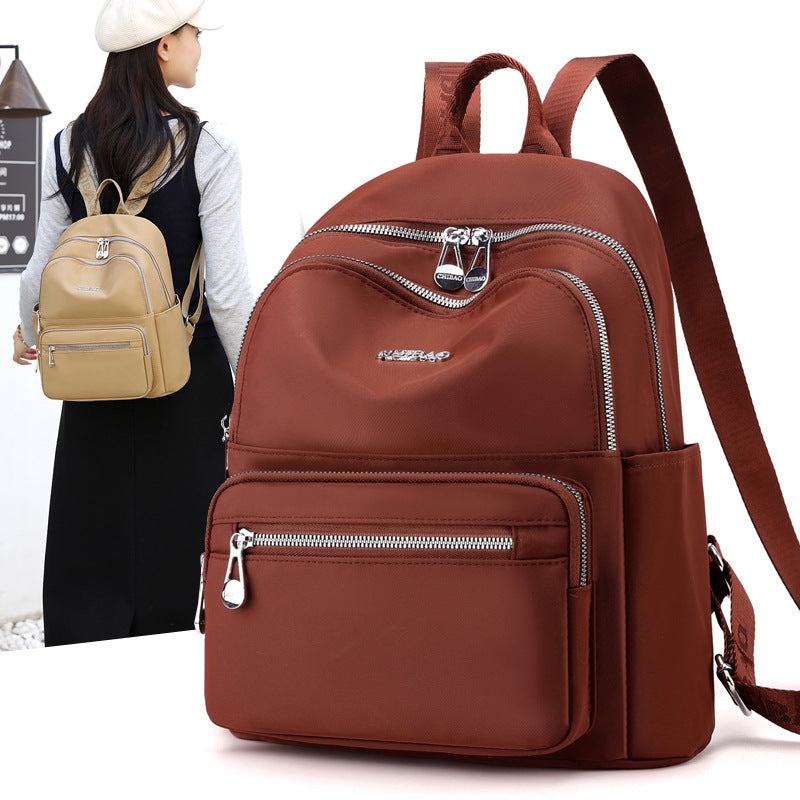 Women's Spring Fashion Waterproof Nylon Cloth Lightweight Bags