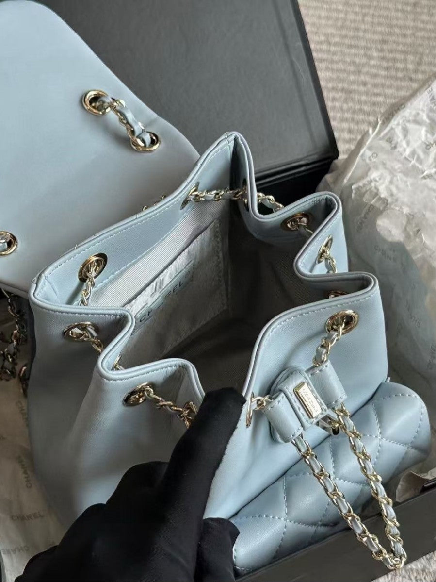 Style High-grade Sheepskin Pattern Fashion One Can Be Portable With Women's Backpack