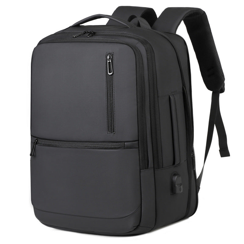 Men's Derm Waterproof Expandable Computer College Business Backpack