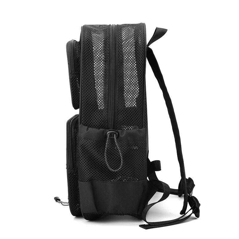 Comfortable Creative Mesh Hollow Beach Vacation Leisure Backpack
