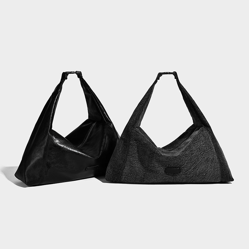 Women's High-grade Retro Portable Denim Super Popular Large Tote Bags