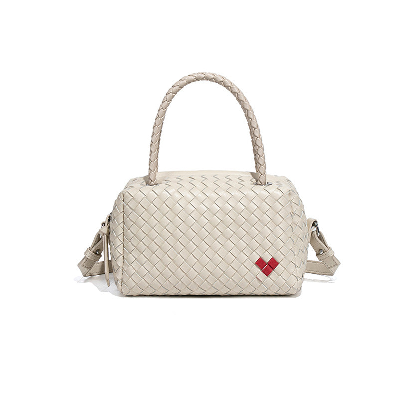 Women's Handmade Woven Pillow High Texture Fashion Hand Holding Women's Handbag