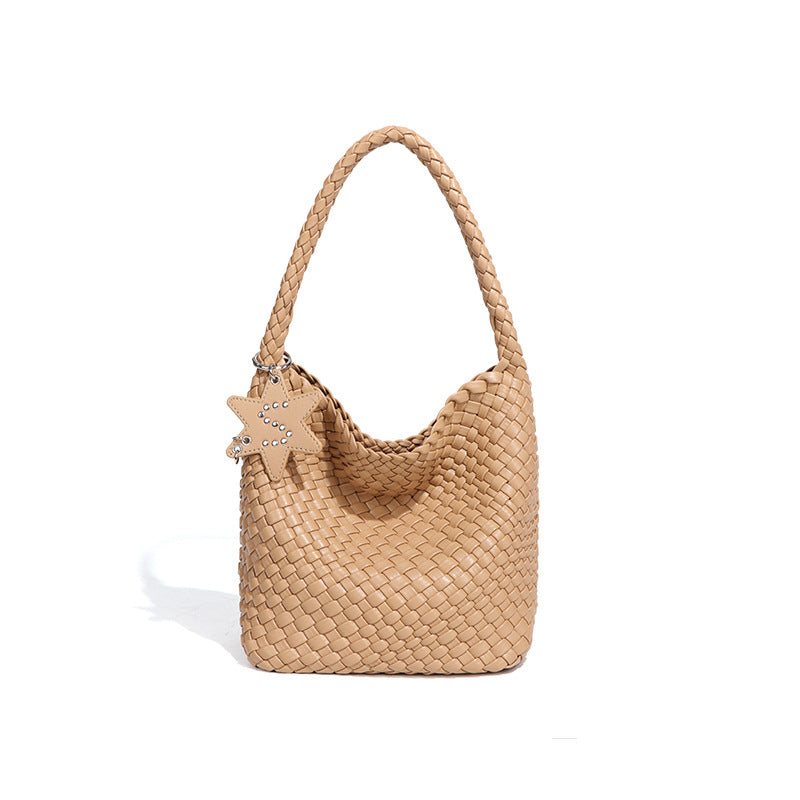 Women's Classic Gun Portable Underarm Fashion Solid Color Handmade Women's Handbag