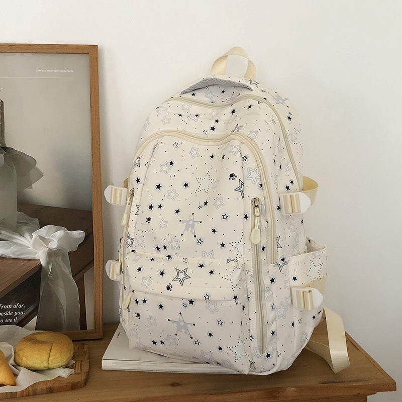 Korean Style Good-looking Early High College Simple Backpacks