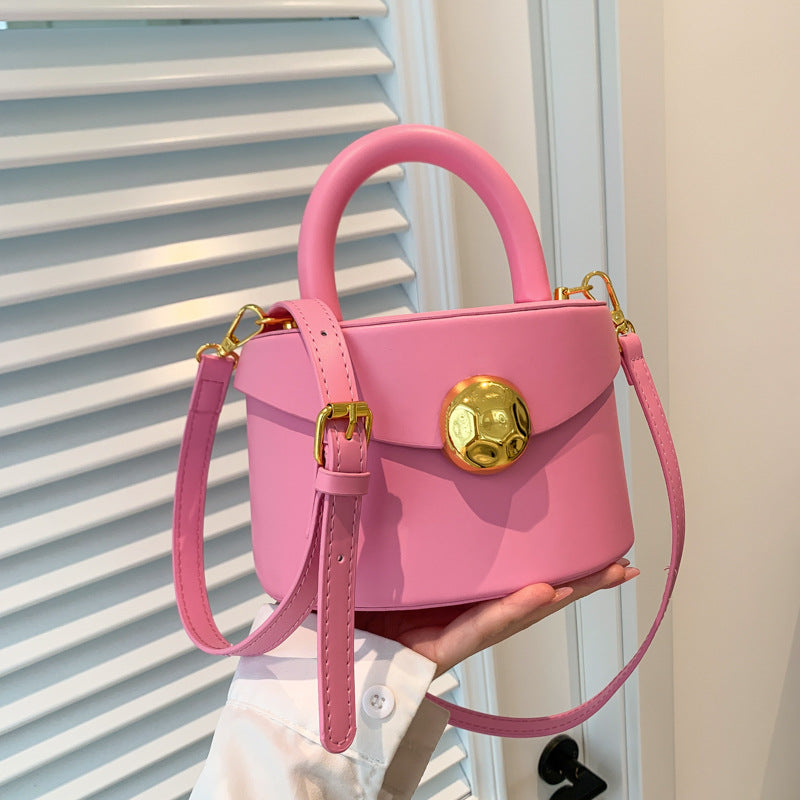 Design Versatile High Quality Popular Retro Solid Color Women's Shoulder Bag