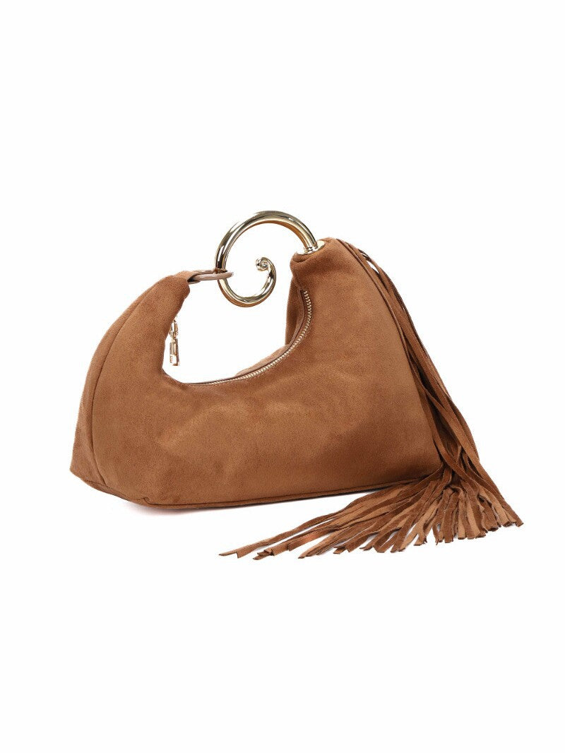 Large Capacity Hand Holding Dinner Fashion Frosted Suede Bags