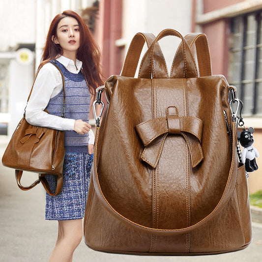 Women's Trendy Korean Fashion Multipurpose Cute Bow Travel Bags
