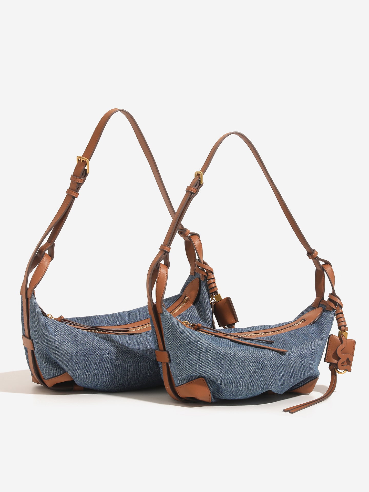 Women's Ear Series Pillow Canvas Denim One Bags