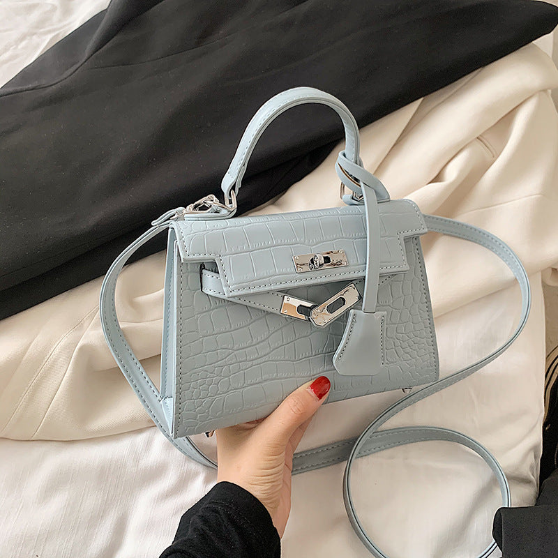 Women's Trendy Fashionable Stylish Crocodile Pattern Kelly Women's Messenger Bag