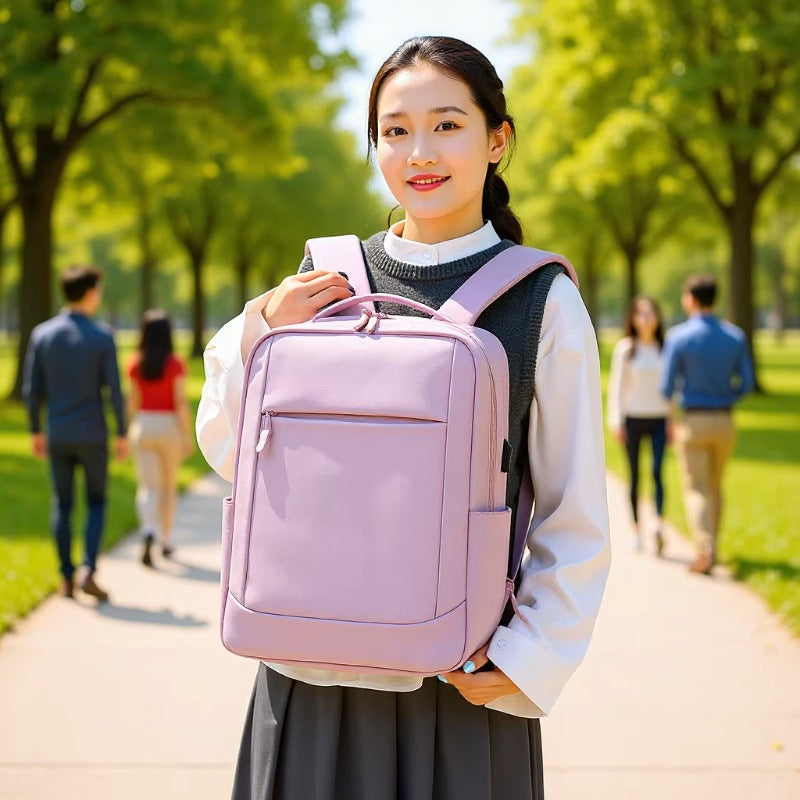 Women's & Men's Computer Large Capacity Simple Business Backpack