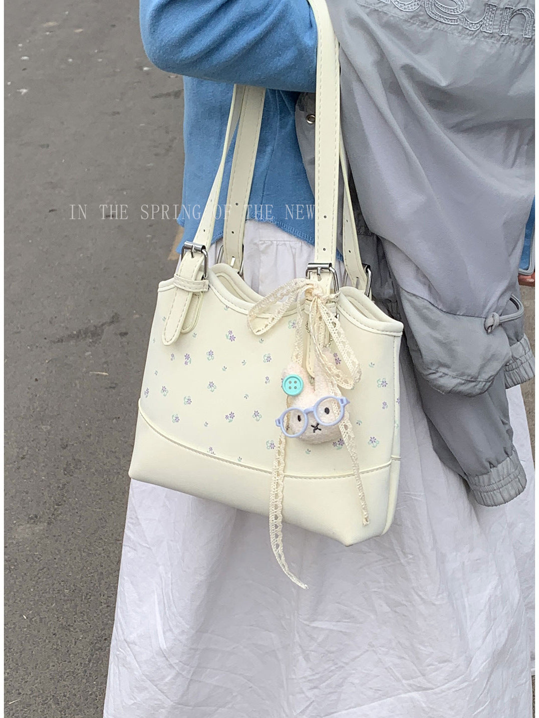 Women's Korean Style Summer Large Capacity Simple Printed Bags