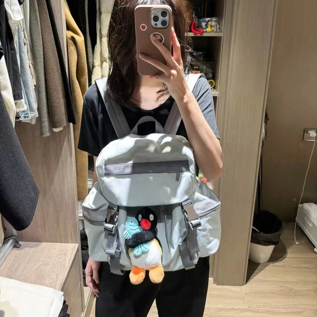 Popular Casual Cap College Large Capacity Women's Backpack