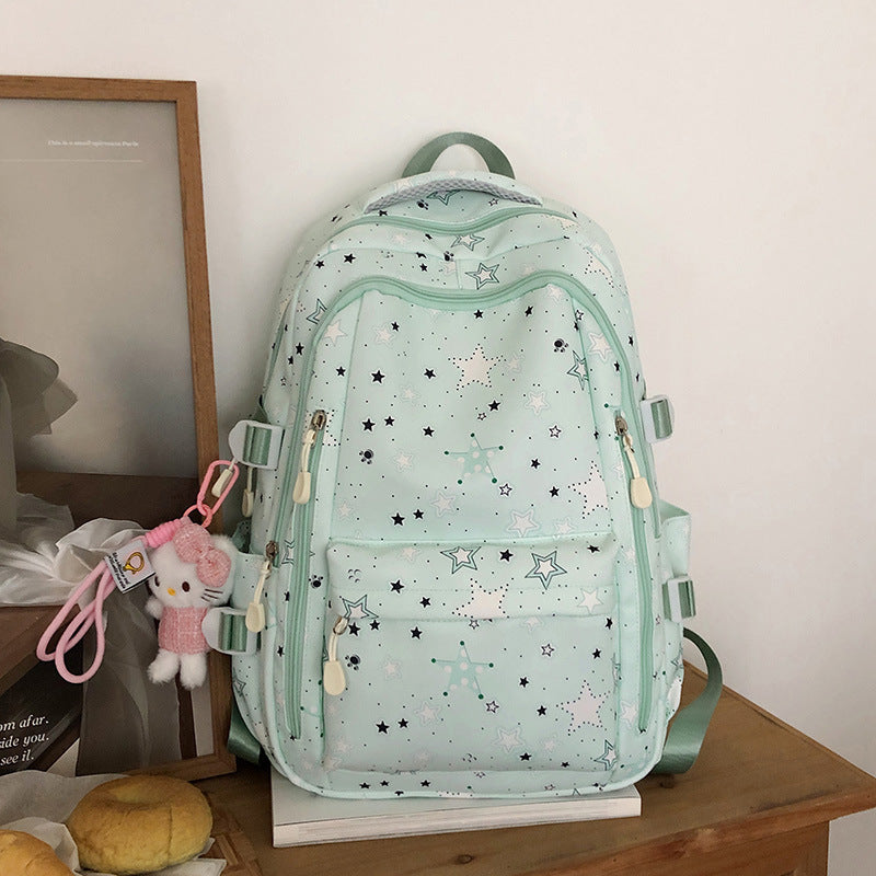 Korean Style Good-looking Early High College Simple Backpacks