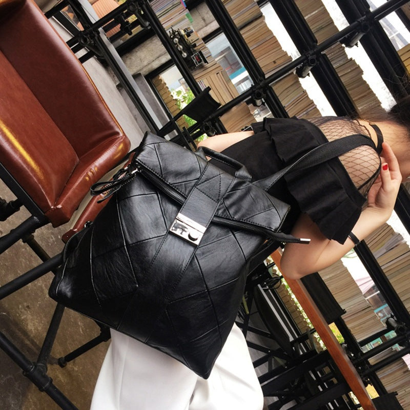 Female Lightweight Large Capacity Versatile Genuine Bags