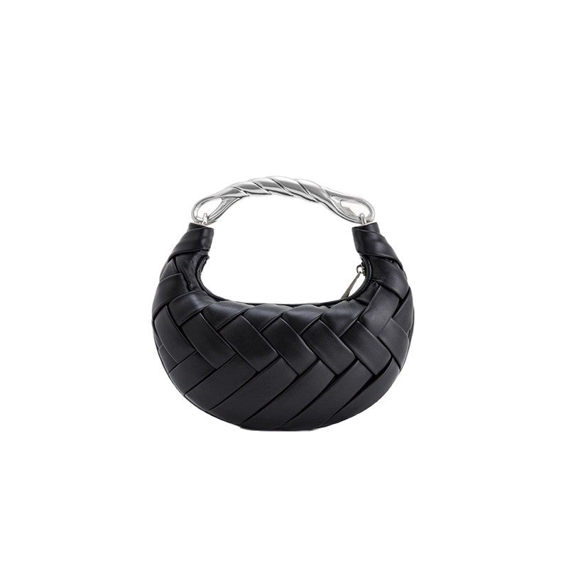 Women's Bird's Nest Woven High Sense Handbags