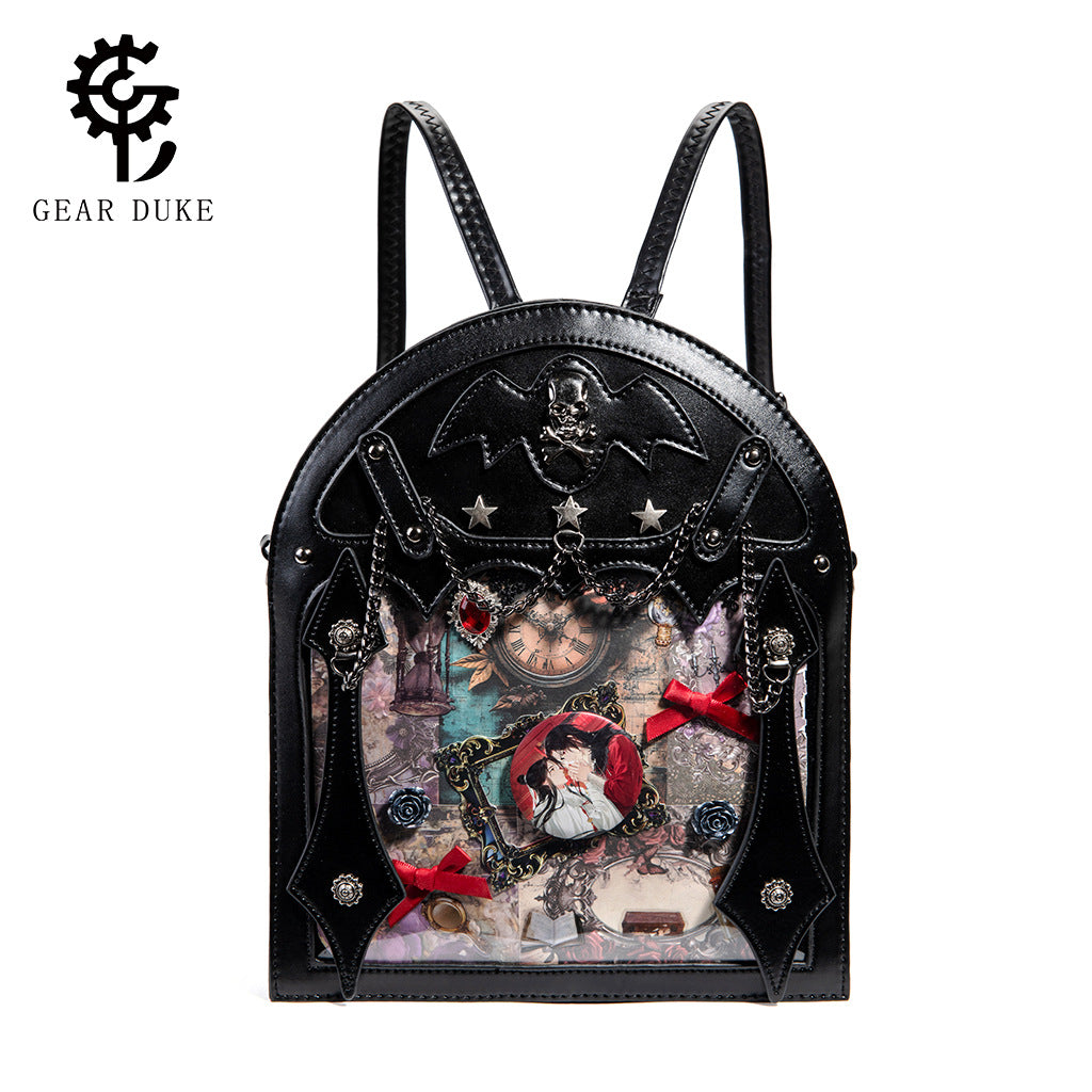 Women's Gothic Wind Pain Culture Niche Dark Women's Backpack