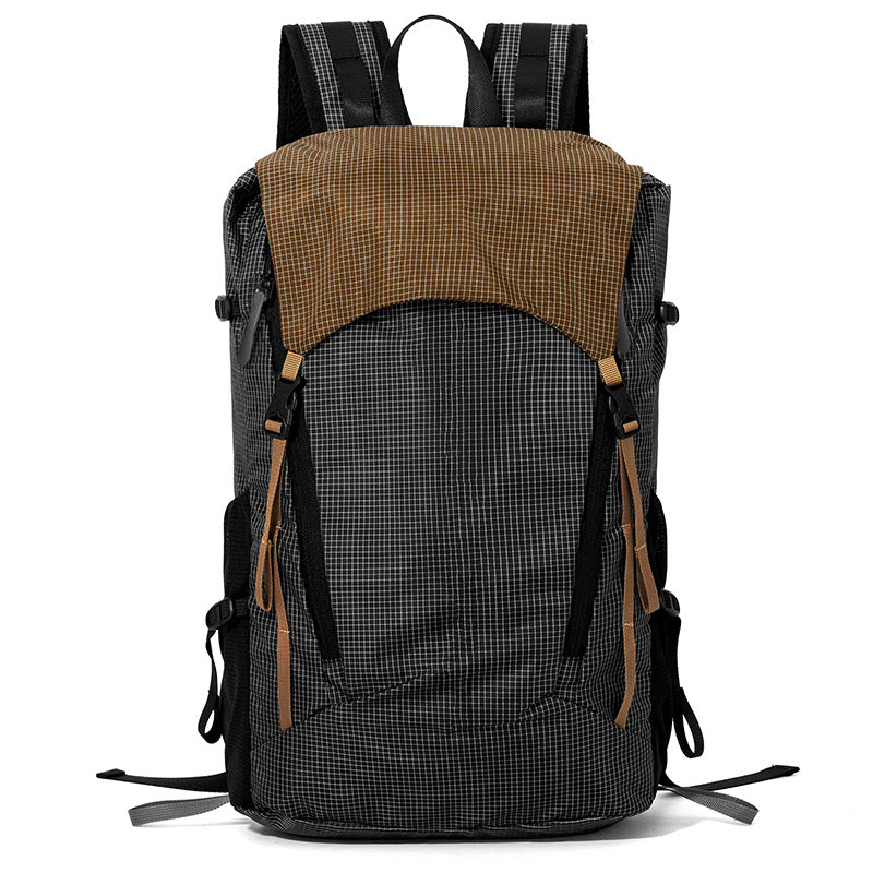 Women's & Men's Portable Nylon Waterproof Zipper Large Capacity Sports Backpack
