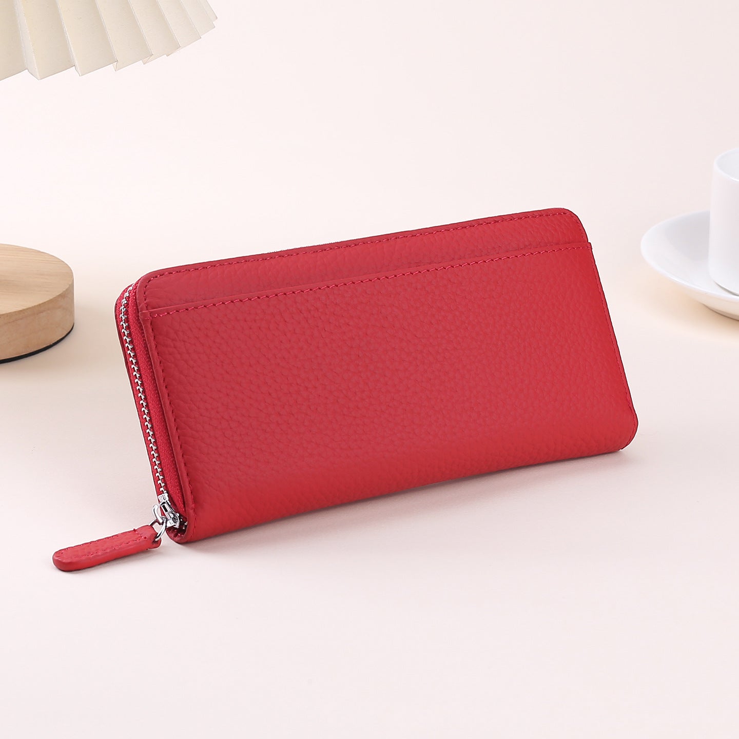 Women's & Men's Style Leather Long Multiple Slots Card Pack Card Sleeve