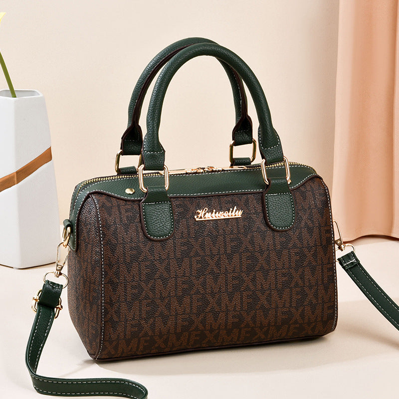 Women's Korean Style Printed Simple Elegant Pillow Personalized Unit Women's Handbag