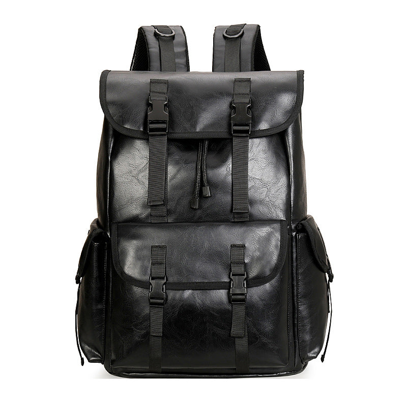 Leather Large Capacity Business Excursion Computer Leisure Backpack