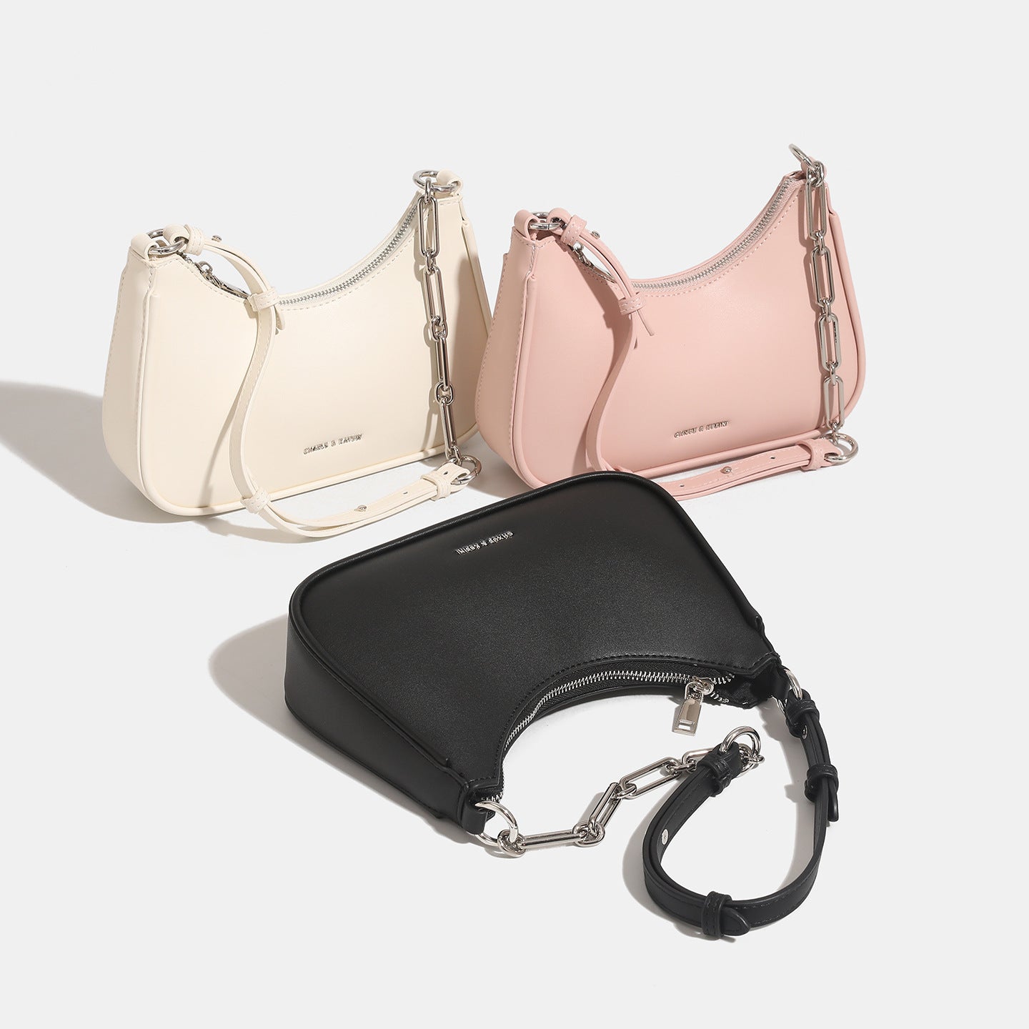 Women's Korean Style High Sense Classic Light Luxury Fashion Underarm Bag