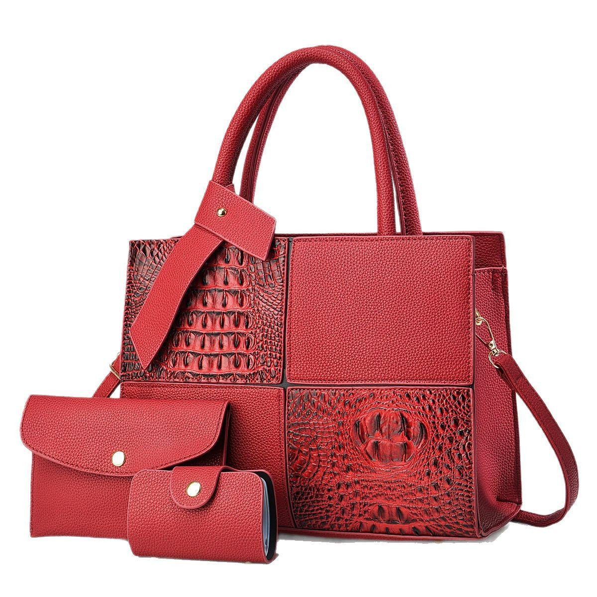 Women's Large Capacity Fashion Elegant Lady Splicing Women's Handbag