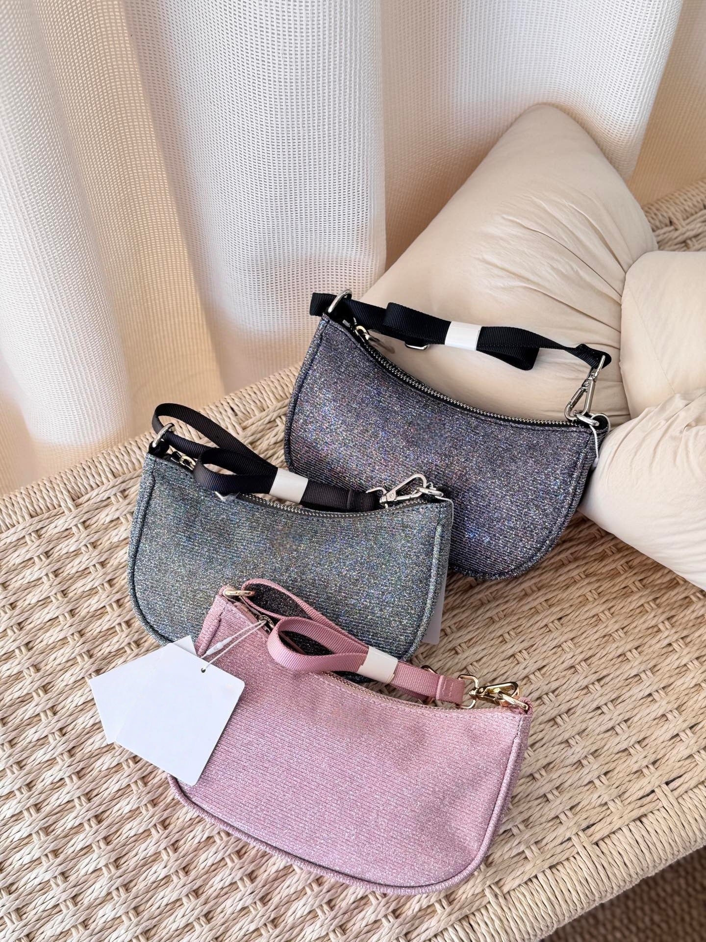 Style Shiny Crescent Large Capacity Trendy Underarm Bag