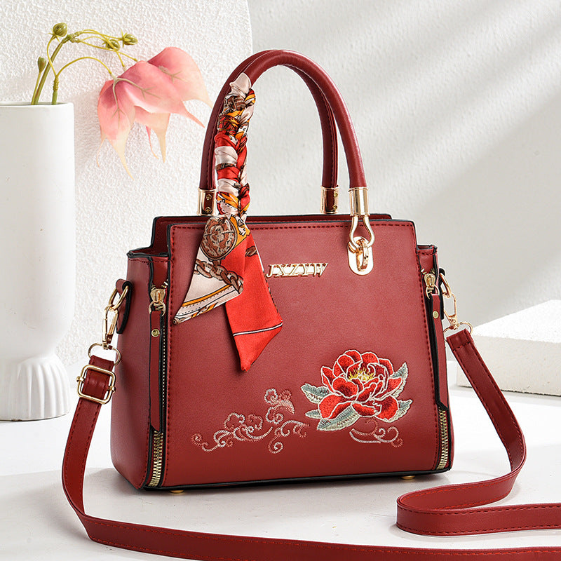 Women's Chinese Style Embroidery Mother's Large Capacity Women's Handbag