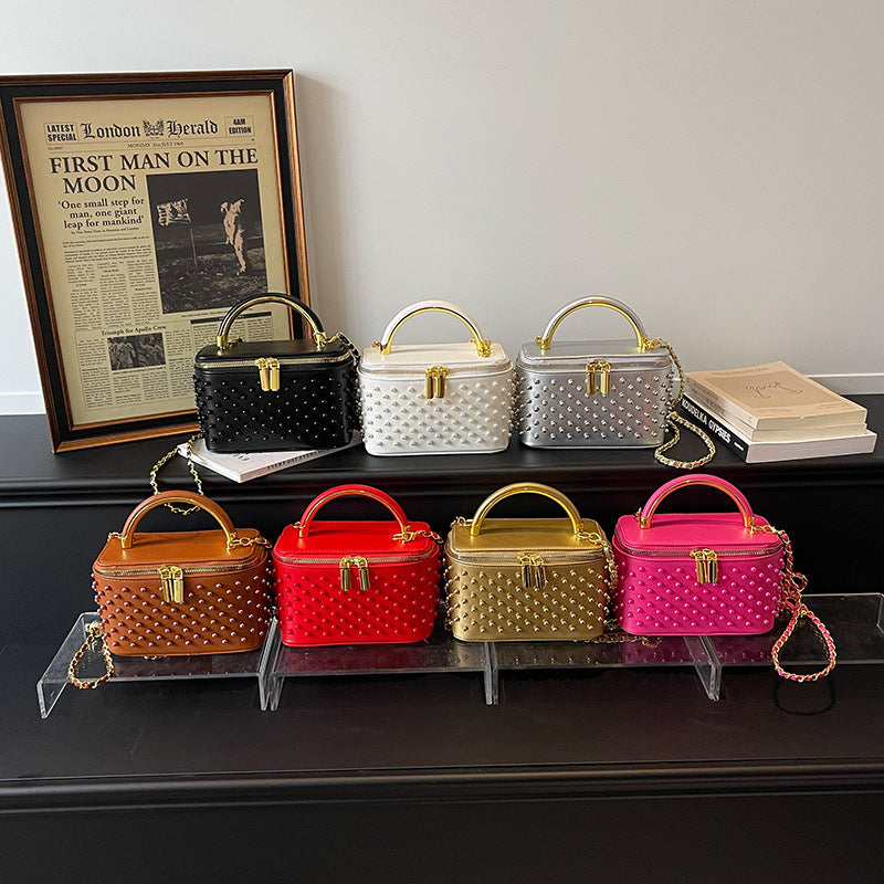 Women's High-grade Portable Box Pouch Fashion Special Interest Light Bags