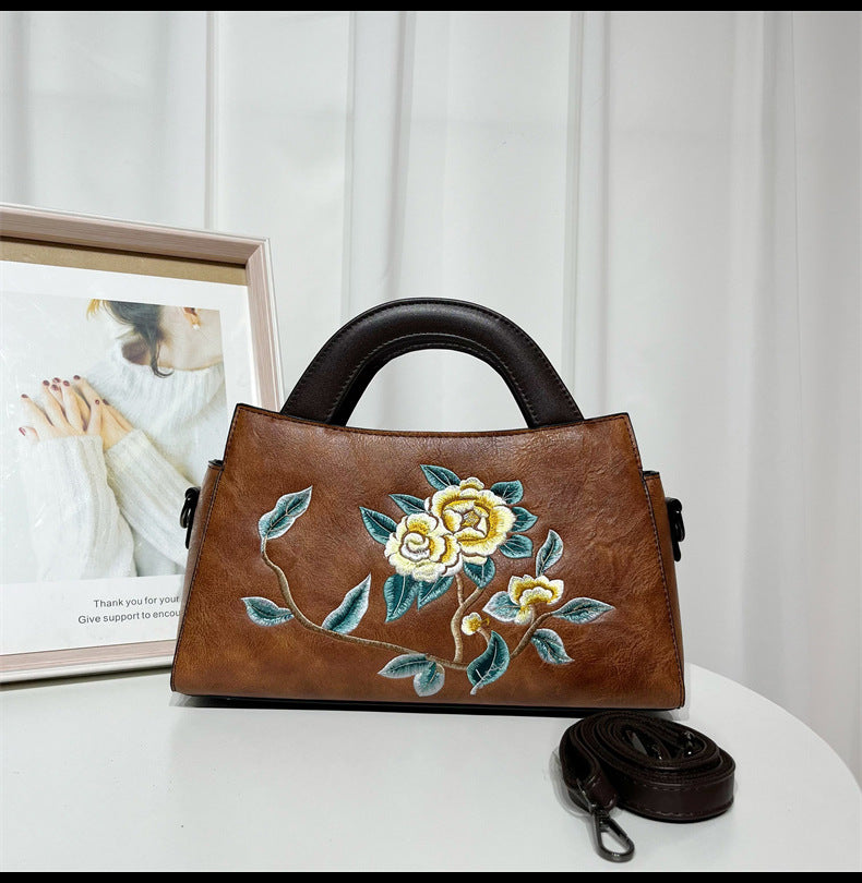 Embroidered Chinese Style National Cheongsam Matching Retro Bags