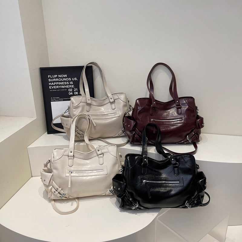 Women's Style Simple Large Capacity Fashion Retro Women's Messenger Bag