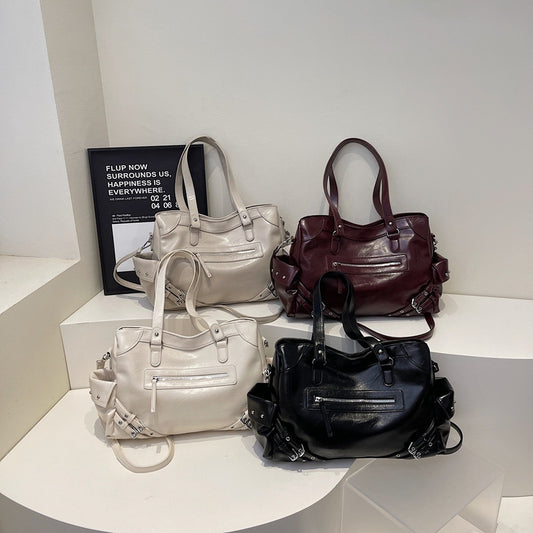 Women's Style Simple Large Capacity Fashion Retro Women's Messenger Bag