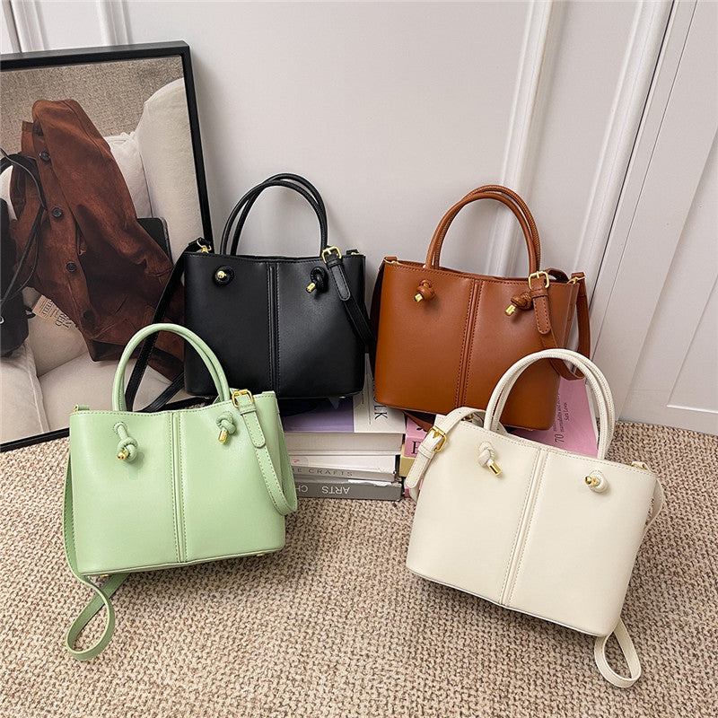 Stylish Women's Design Black Portable Textured Bags