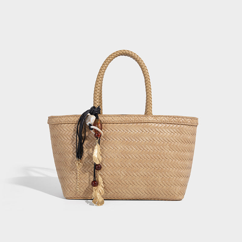 Charming Women's High-grade Knitting Fashionable Commuter Bags