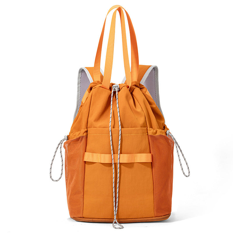 Women's & Men's Badminton Drawstring Tennis Portable Ball Printing Backpacks