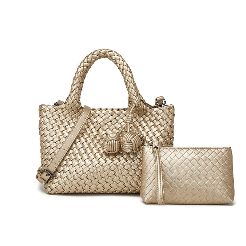 Women's Texture Hand-woven Fashion Personalized Hanging Food Women's Handbag
