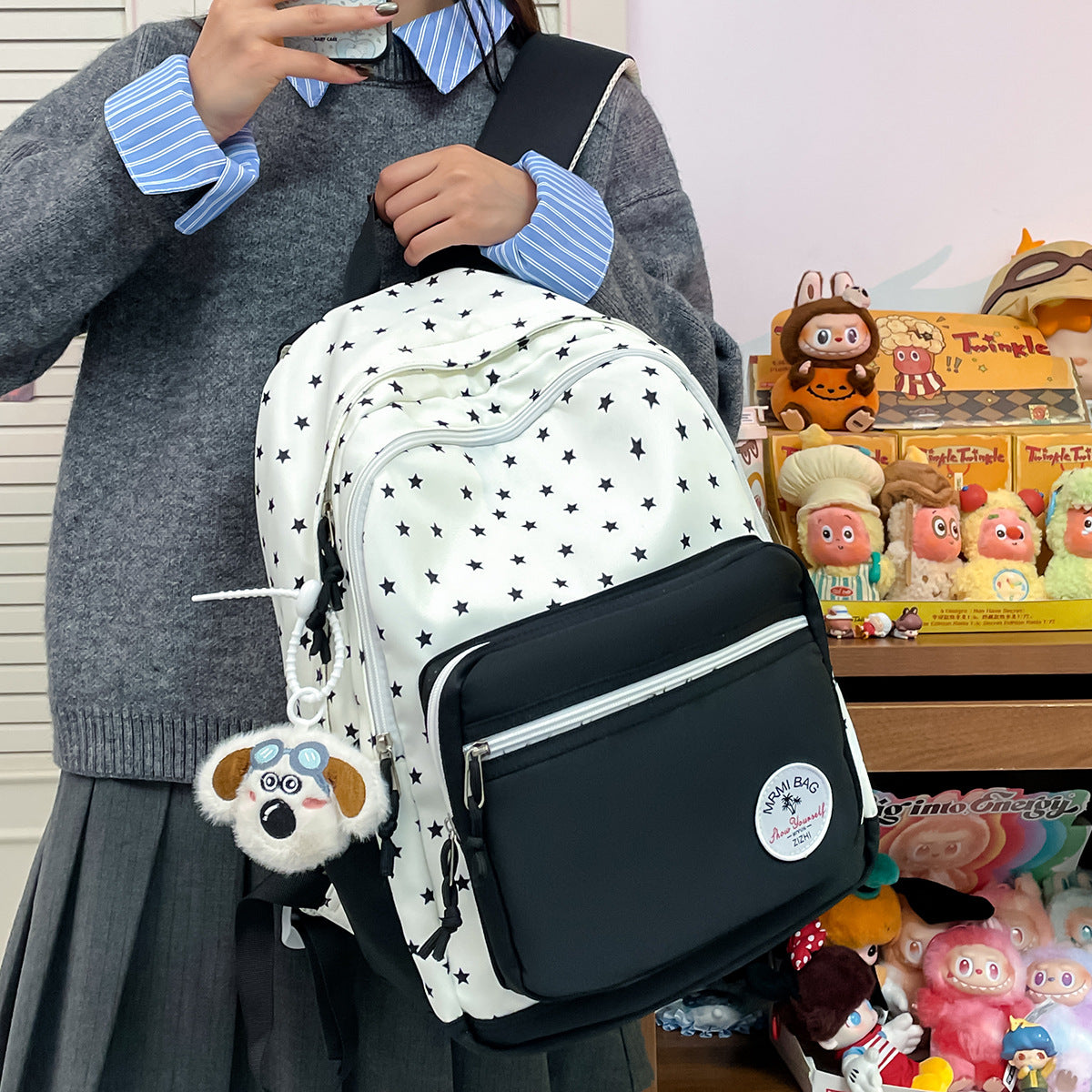 Large Capacity Campus Simple High Computer Leisure Backpack