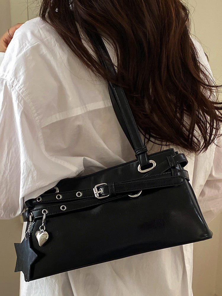 Women's Large Capacity Retro Springtide Korean Style Underarm Bag