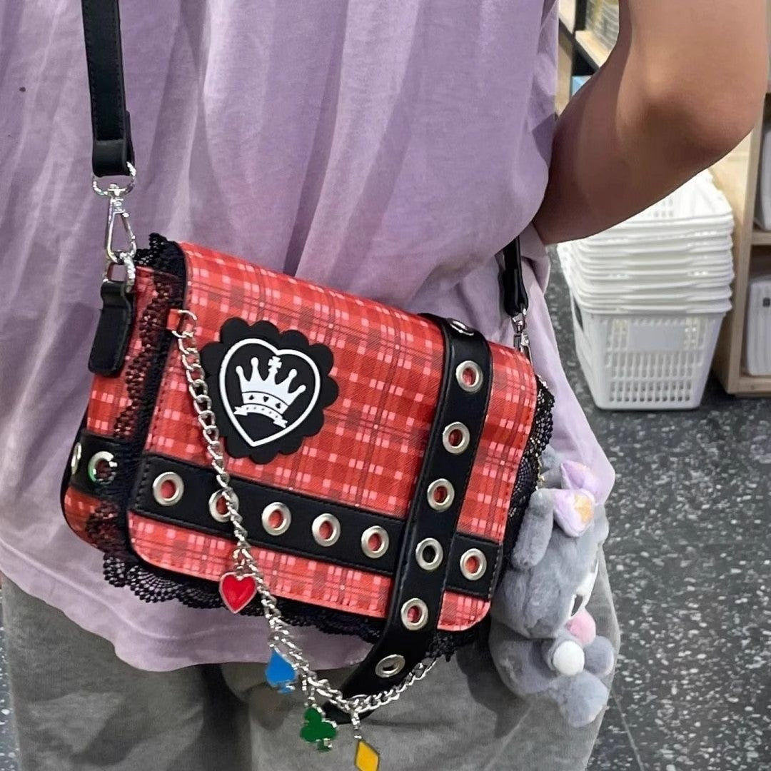 Chara Cute Preppy Style Love Anime Women's Shoulder Bag