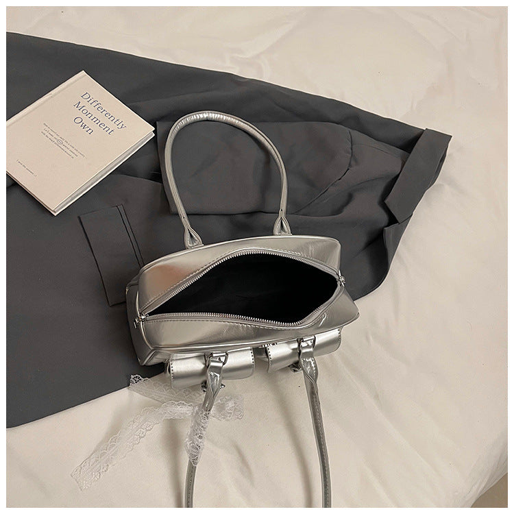 Women's Niche Retro Portable Boston Commuting Fashion Women's Shoulder Bag