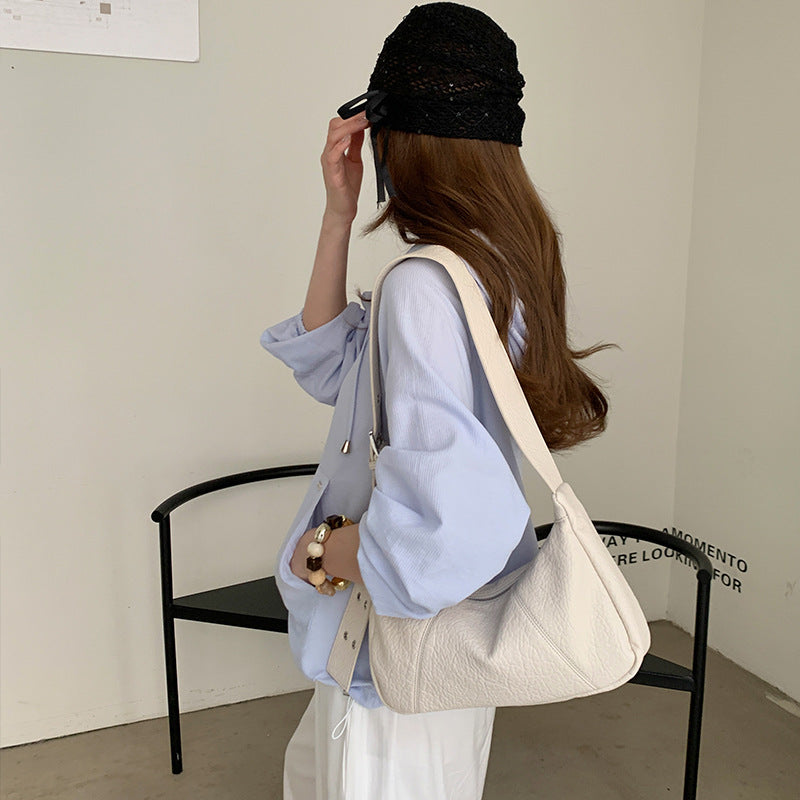 Women's High-grade Portable Dumpling Simple Western Style Underarm Bag