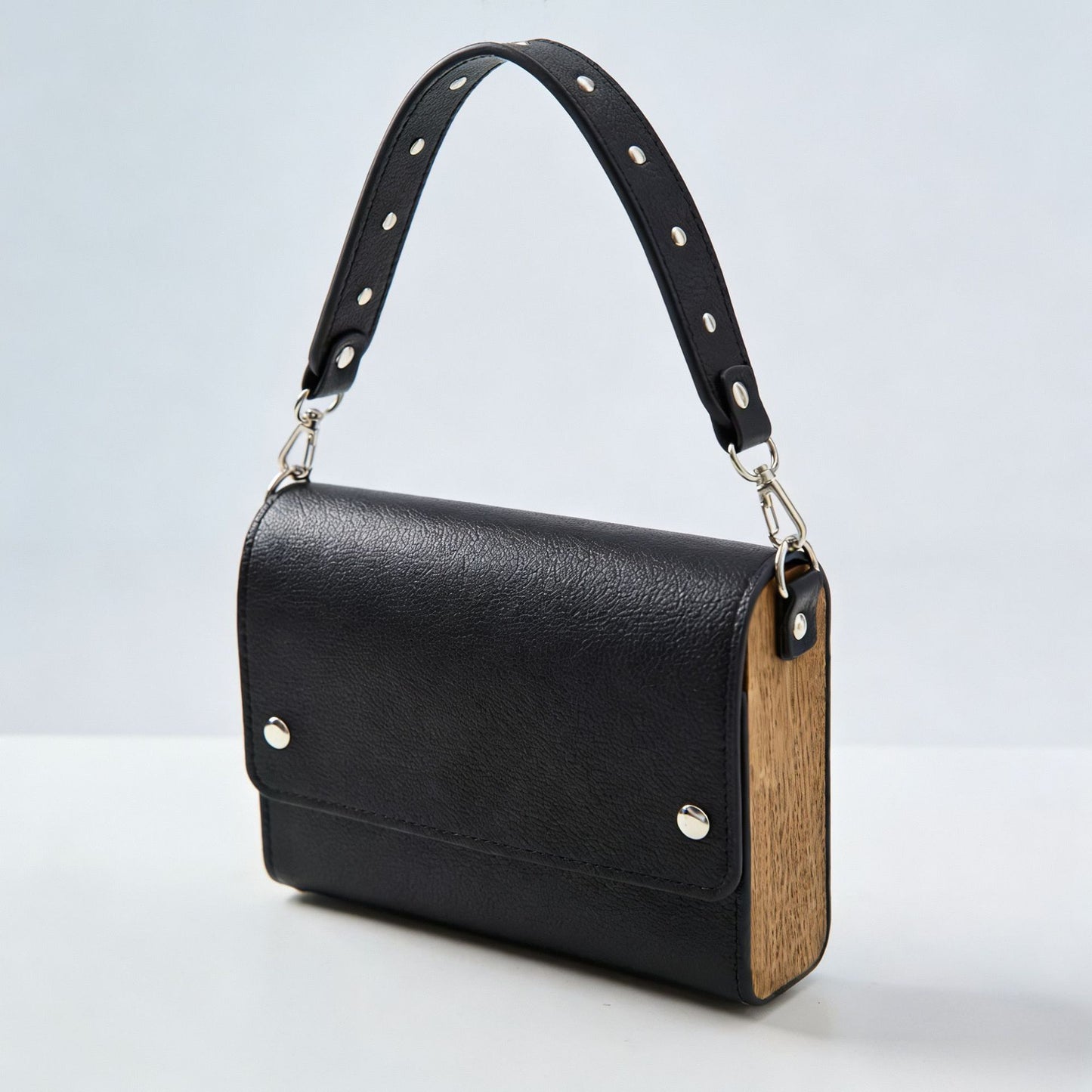 Fashion Popular Wood Lychee Pattern Box Bags