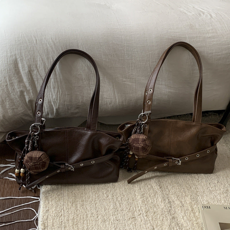 Women's Commuter Niche Exquisite Versatile Large Capacity Underarm Bag
