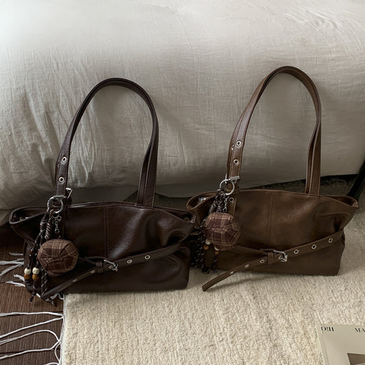 Women's Commuter Niche Exquisite Versatile Large Capacity Underarm Bag