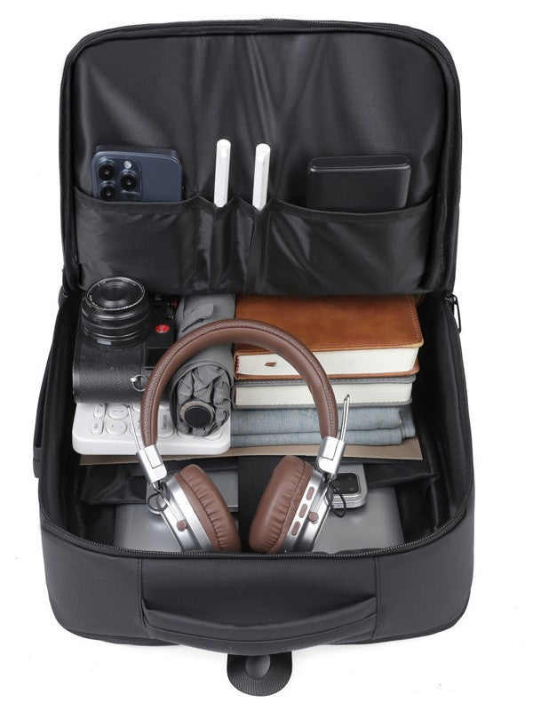 Men's Derm Waterproof Expandable Computer College Business Backpack