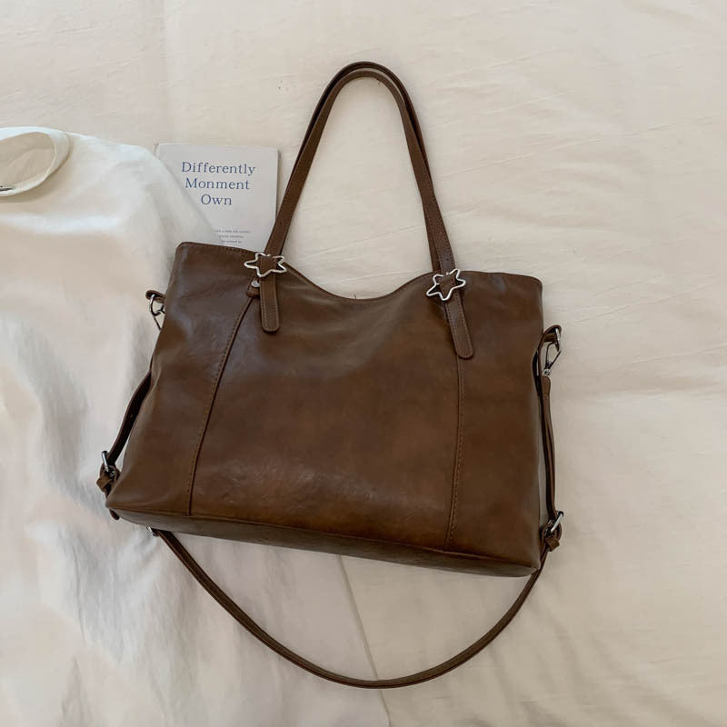 Capacity Female Retro Easy Matching Leisure Women's Messenger Bag