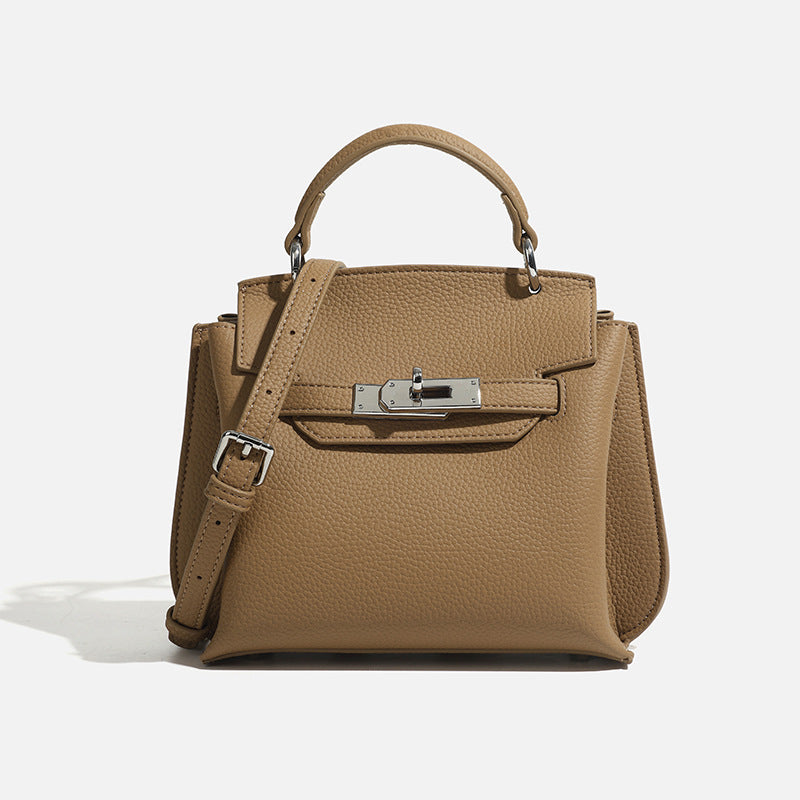 Women's High-grade Kelly Genuine Leather Commuter Fashion Lock